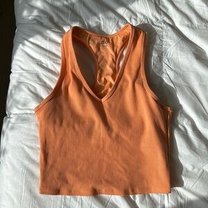 Alo racer back tank top. Only worn once, too big
